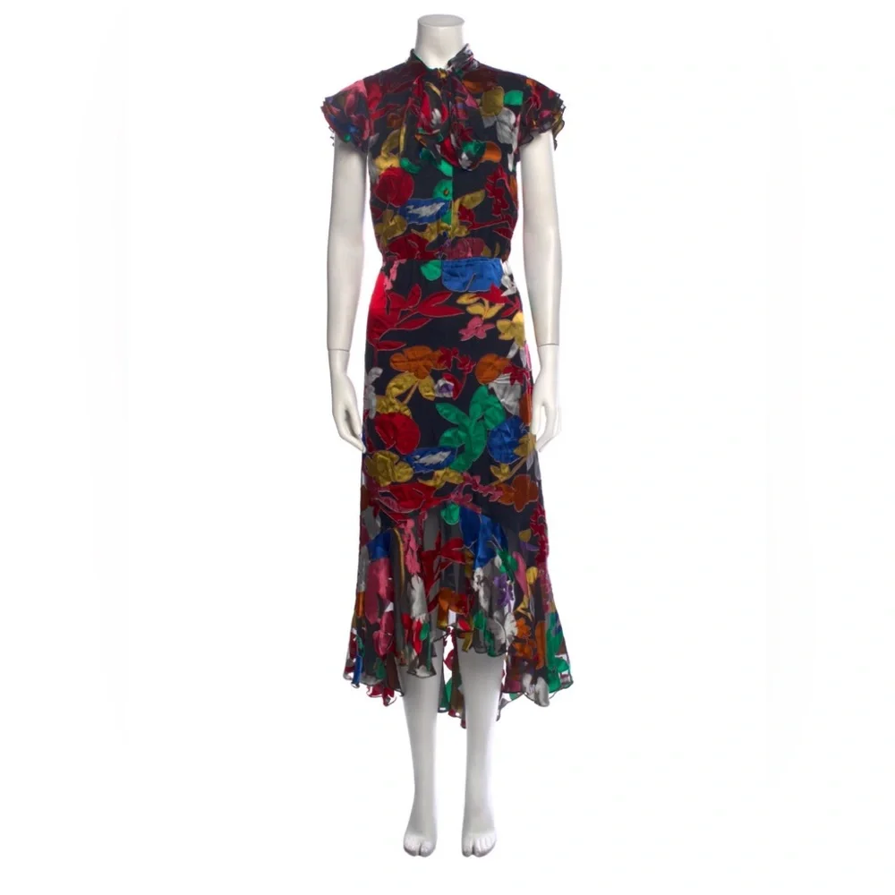 Alice + Olivia Silk Dress